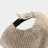 Winter Knit Baseball Cap Women Solid Warm Hat_Cwah04724
