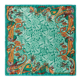 Vintage Cashew Flower Small Square Scarf_Cwasc0935