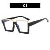 FASHIONABLE SQUARE FLAT GLASSES ANTI BLUE LIGHT_CWASG0317