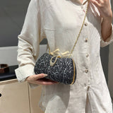 SHOULDER EVENING BAG CHAIN SQUARE BAG CLUTCH BAG_CWAB3253