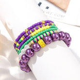 SOFT CERAMIC RICE BEAD STACKING BRACELET SET_CWMM3526