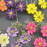 ARTIFICIAL COSMOS SUNFLOWER SILK HOME DECOR_CWMM6467