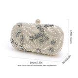 TEMPERAMENT NICHE HANDMADE BEADED PEARL BAG_CWAB2535