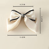 Versatile And Simple Big Bow Hairpin_Cwasc1058