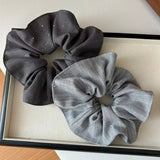 SHINING STRIPED STRIPED COW HAIR SCRUNCHIES_CWAHA2818