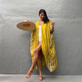 BAMBOO COTTON TIE DYE BEACH COVER UP CARDIGAN_CWMM6301