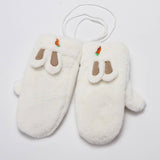 Winter Cute Rabbit Halter Full Finger Gloves_Cwag0258