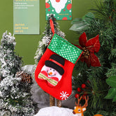 SEQUINED 3D SANTA CLAUS CHRISTMAS STOCKINGS_CWMS1421