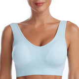 PLUS SIZE RUNNING SHOCKPROOF SPORTS WIRELESS BRA_CWMU0309