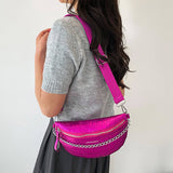 Women Leisure Sports Chest Bag Shoulder Bag_Cwab0996