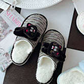 Womens Winter Cartoon Kitten Cotton Slippers_Cwmm2944