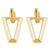 COLORFUL ZIRCON INVERTED TRIANGLE V SHAPED EARRING_CWAJE1013