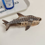 OCEAN ANIMAL ACETATE CLAW CLIP SHARK WHALE_CWAHA5703