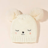 2024 NEW DOUBLE BALL CHILDRENS KNITTED HAT_CWAH1751