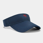 HEART EMBROIDERED VISOR SUMMER SUN HAT_CWAH3290