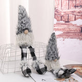 CHRISTMAS PLUSH FACELESS DOLL FIGURINE DECORATION_CWMM2847