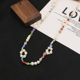 Womens Natural Freshwater Pearl Necklace