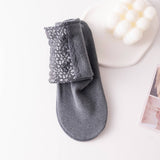 AUTUMN AND WINTER LACE SLEEPING SOCKS_CWMS0996