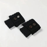 NEW COLOR MATCHING TWIST BUTTON WIDENED SOCKS_CWMS0759