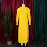 SOLID COLOR SUSPENDER SKIRT LONG TWO PIECE SET_CWDMD3672