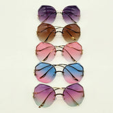 FASHIONABLE AND HIGH END RIMLESS SUNGLASSES_CWASG0383