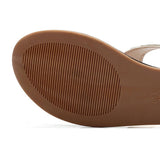 Woman Bohemian Style Gold Flat Sandal