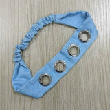 DENIM PUNK HEADWRAP WITH METAL STUDS_CWAHA6312