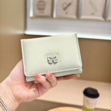 New Fresh Bow Mini 3-Fold Wallet For Women_Cwab06245