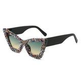 LARGE FRAME CAT EYE DIAMOND SUNGLASSES_CWASG0860