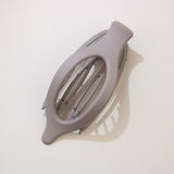 LEAF OVAL HAIR CLIP MINIMALIST CLAW BARRETTE_CWAHA6511