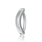 MINIMALIST CZ BELLY RING POLISHED METAL STYLE_CWMM9199