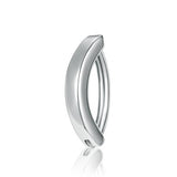 MINIMALIST CZ BELLY RING POLISHED METAL STYLE_CWMM9199