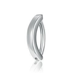 MINIMALIST CZ BELLY RING POLISHED METAL STYLE_CWMM9199