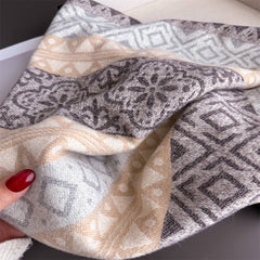 Classic Cashmere Feel Soft Warm Tassel Scarf_Cwasc03243