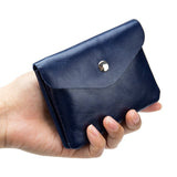 MINI LEATHER RETRO OIL WAX LEATHER WALLET CARD BAG_CWAB3880