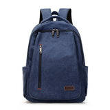 SIMPLE VERSATILE CANVAS BACKPACK LAPTOP BAG_CWAB2201