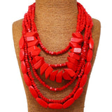 BOHEMIAN RICE BEADS COLORFUL ETHNIC NECKLACE_CWMM4389