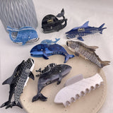 Sea Shell & Lobster Hair Claw, Ocean Animal Clip_Cwaha07131