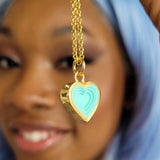 HEART GEOMETRIC STAINLESS STEEL NECKLACE_CWMM5591