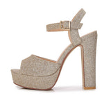 FASHION NEW GOLD OPEN TOE HIGH HEELS_CWSHH0123
