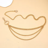 HIP HOP PUNK STYLE MOON MULTI LAYER BODY CHAIN_CWMM0656