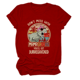 STYLISH WOMENS TEE DONT MESS WITH PRINT_CWTTS1524