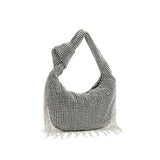 Fashionable Tassel High-End Rhinestone Evening Bag_Cwab3608