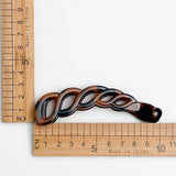 Bow Banana Hair Clip Elegant Ponytail Holder_Cwaha07559