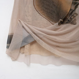 SEASHELL MESH DRESS ELEGANT FRENCH DESIGN_CWDMD5797