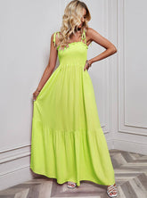 Strappy Strapless Beach Dress