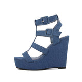 BEAUTIFUL FASHIONABLE PLATFORM WEDGE HIGH HEELS_CWSHH0125