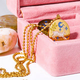 NEW HANDMADE RABBIT ELEMENT PAINTED NECKLACE_CWAJE1584