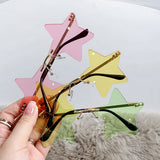 STAR SHAPEDR SUNGLASSES FASHION PARTY GLASSES_CWASG0348