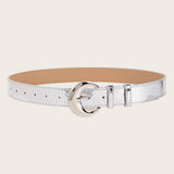 Cwabe0556_Simple Silver Belt